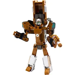 Іграшковий пістолет-трансформер Devik Toys RoboGun 2 в 1 Slider 6 м'яких куль (K03) - мініатюра 2