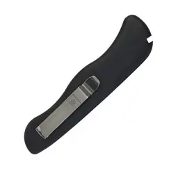 Накладка на ніж Victorinox 111мм чорний задня без штопора з затиском (Ha)