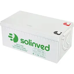 Акумулятор Solinved GEL 12V (12V/200Ah/2400Wh) (SLG200-12) [114110] - мініатюра 3