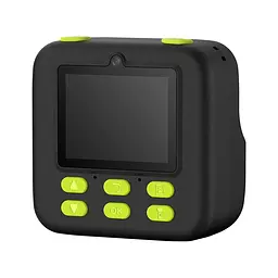 Дитяча камера миттєвого друку Instant Print Camera P79 (Чорно-зелений) - мініатюра 3