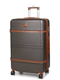 Валіза велика L ABS-пластик Worldline Airtex 629 76×52×30см 110л Коричнева