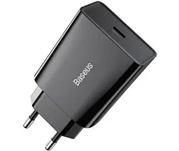 Мережевий зарядний пристрій Baseus Speed Mini PD Charger 20W (CCFS-SN01) Black [67419] - мініатюра 3