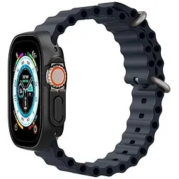 Захисний чохол зі склом Spigen Thin Fit 360 Black для Apple Watch Ultra/Ultra 2 49mm (ACS05558) - мініатюра 7