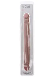 Двосторонній фалоімітатор Get Real Double Dong 18 Inch 45 см тілесний - мініатюра 2