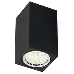 Підсвічування тубус Brille накладне AL-78/1 GU10 SBK IP20 MR16 26-807 - мініатюра 6
