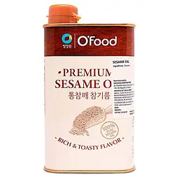Олія кунжутна O'Food Premium Sesame oil нерафінована 1 л