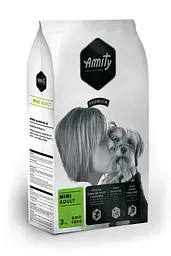 Корм для собак AMITY Mini Adult 18 кг для дрібних порід, з куркою та ягням (класу)