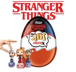 Комплект Kinder Joy 4 шт Дивні Дива Funko Netflix Stranger Things по 20 г - мініатюра 2