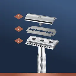 Подарунковий набір Gillette King C: Безпечна бритва + Гель для гоління 150 мл - мініатюра 2