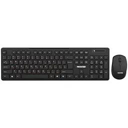Комплект Maxxter KMS-WCM-02B-UA Wireless UA Black (KMS-WCM-02B-UA)