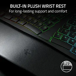 Клавіатура Razer Pro Type Ergo 118 key USB-A/WL/BT EN RGB Black (RZ03-05440100-R3M1) - мініатюра 8