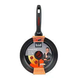 Набір зі сковорідок Smart Fry 26 см, 28 см та сковорідка для млинців 24 см + ополоник, лопатка та картоплемялка - мініатюра 6
