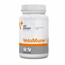 Vet Expert VetoMune засіб для підтримки імунітету у котів і собак, 60 капс.