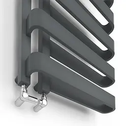 Рушникосушка дизайнерська Ideale Gia 11 6/850/500 антрацит, Антрацит - мініатюра 2
