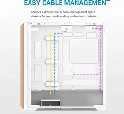Корпус SAMA Z60 без БЖ (Z60-WHAWA4X1-GL) White - мініатюра 7