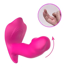 Вібратор у трусики Foxshow Silicone Panty 12 см (рожевий) - мініатюра 3