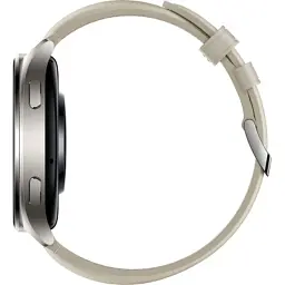 Смарт-годинник Xiaomi Watch 2 Titan BHR9306GL Gray Case White Leather Strap (1093970) - мініатюра 5