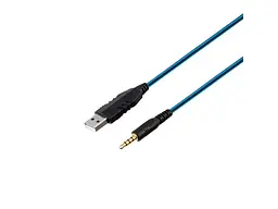 Навушники з мікрофоном Hoco W105 Joyful Black/Blue - мініатюра 5