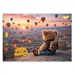 Альбом для малювання Yes Adventure awaits А4 28 аркушів з перфорацією 4 шт. (130655) - мініатюра 2