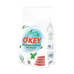 Пральний порошок O'KEY Universal Кисневий М'ята 2.8 кг (4820049384833)