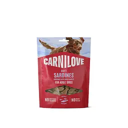 Ласощі м'які для собак Carnilove Soft Snack Sardines with Wild garlic сардини і дикий часник 200 г