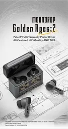 Навушники Moondrop Golden Ages 2 - бездротові tws ANC Bluetooth 6.0 - мініатюра 3