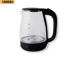 Електрочайник XPRO CB-9410A на підставці скляний чорний (CB-9410A) - мініатюра 2