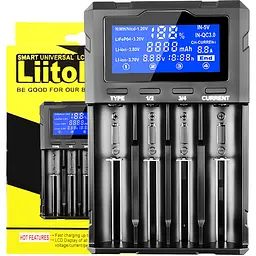 Зарядний пристрій LiitoKala Lii-K4 - мініатюра 4