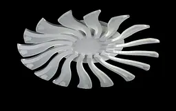 Люстра стельова LED Splendid Ray LK39264/16 SMALL, 96W, білий, 16 ламп, 55 см, сучасний стиль - мініатюра 3