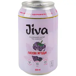 Напій соковий Jiva Лісові ягоди з соком лісових ягід з підсолоджувачем 330 мл