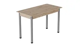 Стіл кухонний Ferrum-decor Беніта 75x120x80 Сірий ДСП Сан-Марино 16мм (FRD-105648)