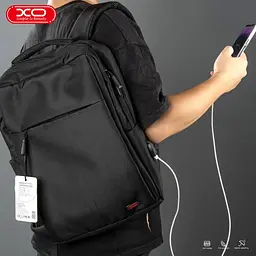 Рюкзак для ноутбука XO 17" CB02 black (CB02-17.black) - мініатюра 5