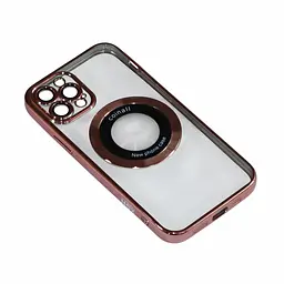 Магнітний чохол XON PhoneCase Magnetic для iPhone 12 Pro (PCMC1112300P 8277) Рожевий/Прозорий