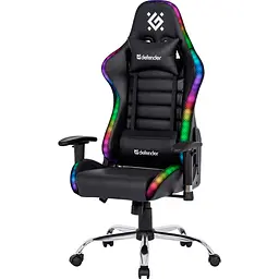 Геймерське крісло Defender Ultimate RGB Black [64355] [121661] - мініатюра 2