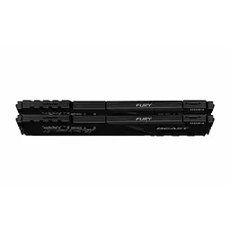 Модуль пам'яті Kingston Fury DDR4 32Gb (2x16) Beast Black 3600 MHz (KF436C18BBK2/32) Б/в - мініатюра 2