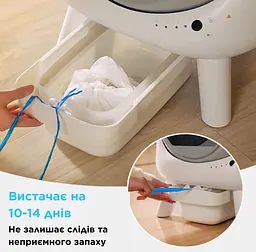 Змінні пакети для сміття для смарт туалету ELS PET Q1, 1 рулон - мініатюра 3