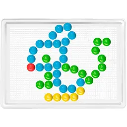 Мозаїка ТехноК №6 пластик 4 кольори 140 фішек 3381TXK - мініатюра 3