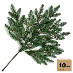 Гілка ялинки штучна Hvoya Classic зелена 60 см 10 шт.
