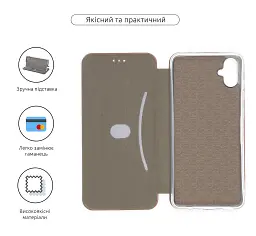 Чохол-книжка ArmorStandart G-Case для Samsung A05 (A055) Marsala - мініатюра 3