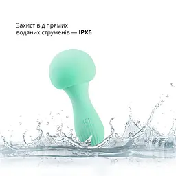 Вібромасажер Otouch MUSHROOM Teal, 7 режимів, функція нічника, технологія "старт-стоп" - мініатюра 5