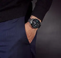 Чоловічий годинник Casio ECB-900DB-1B Сріблястий ( AT1141-0294 ) - мініатюра 3