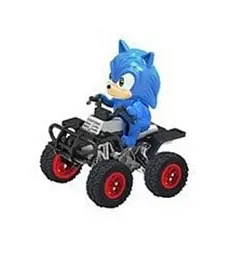 Герой SONIC на машинці 111-433 F інерція прогумовані колеса (6983313090606) Синій
