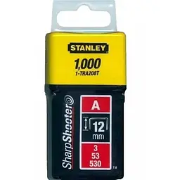 Скоби Stanley для ручного степлера Light Duty тип А 12 мм 1000 шт. (1-TRA208T)