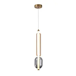 Світильник підвісний LED Levistella 788P68149 AB+AM+SM, 150x500 мм, антик, сучасний стиль для вітальні - мініатюра 2