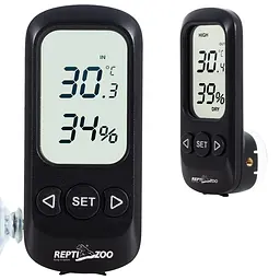 Гігрометр - термометр цифровий Repti-Zoo Digital Alarm Thermometer Hygrometer (SH129) - мініатюра 5