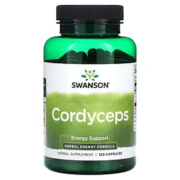 Кордицепс Cordyceps 600 mg 120 капсул Swanson vit0005586