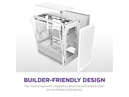 Корпус NZXT H3 Flow White (CC-H31FW-01) - мініатюра 5