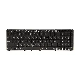 Клавіатура ноутбука PowerPlant ASUS K50, K50A, K50I чорна, чорний фрейм (KB311286)