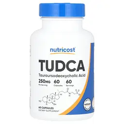 Холін (В-4) TUDCA 250 mg 60 капсул Nutricost vit0004760