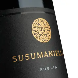 Вино Masca del Tacco Susumaniello Puglia IGP, червоне, напівсухе, 14,5%, 0,75 л - мініатюра 4